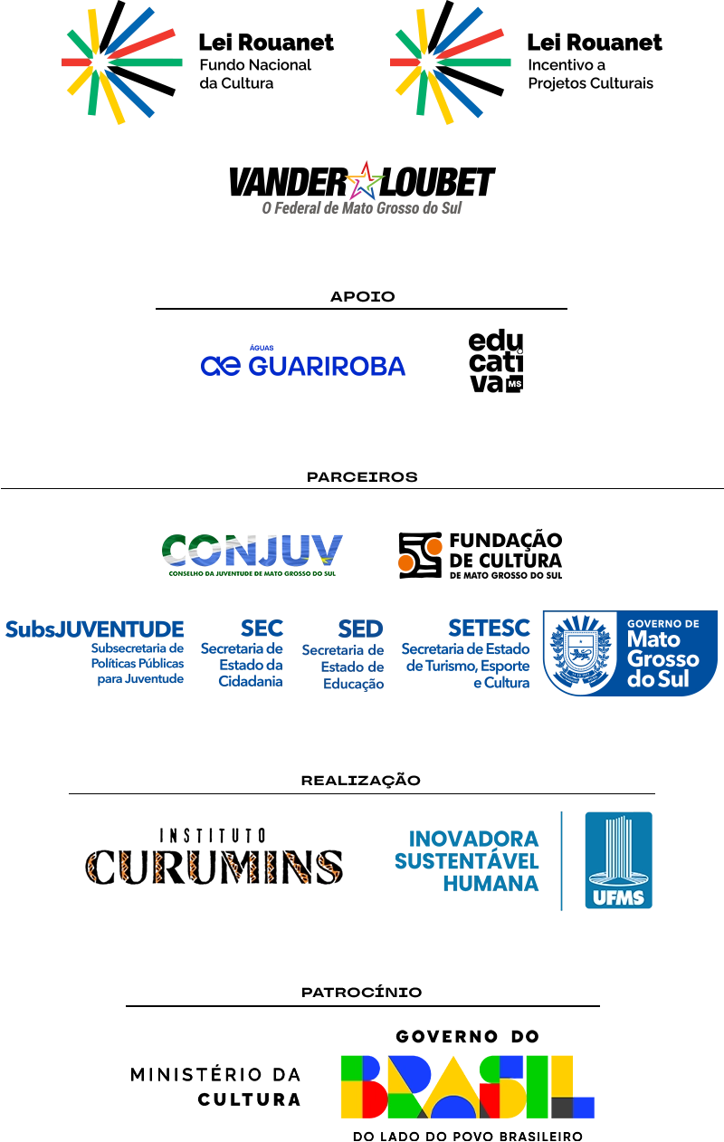 Patrocínio, realização e parceiros do FestJuv 2026 Patrocínio, realização e parceiros do FestJuv 2026