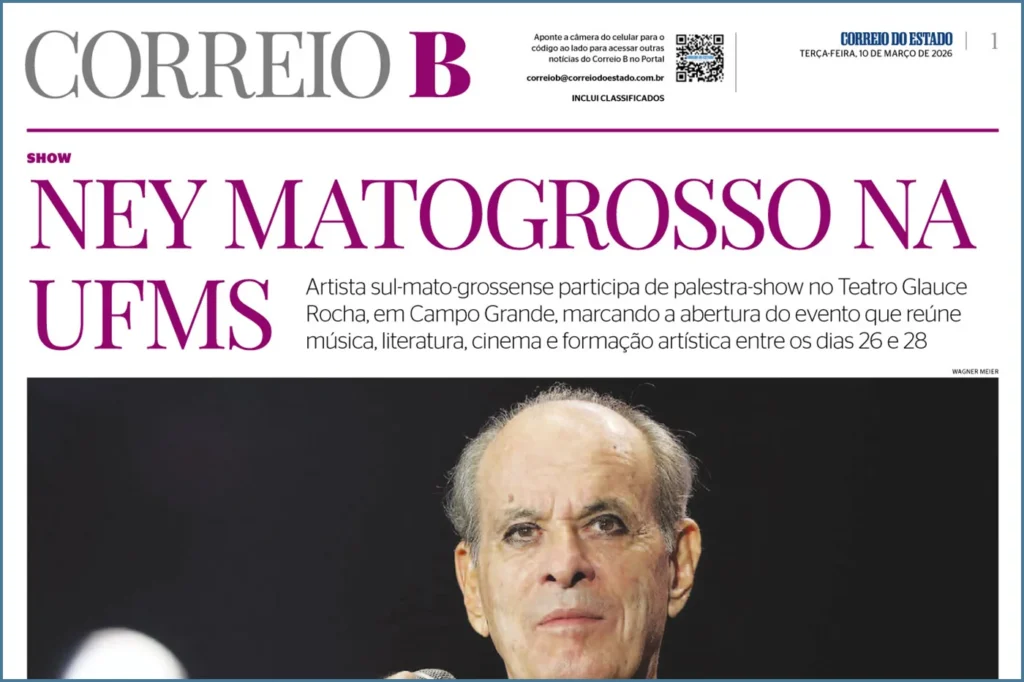 Na mídia: Ney Matogrosso na UFMS