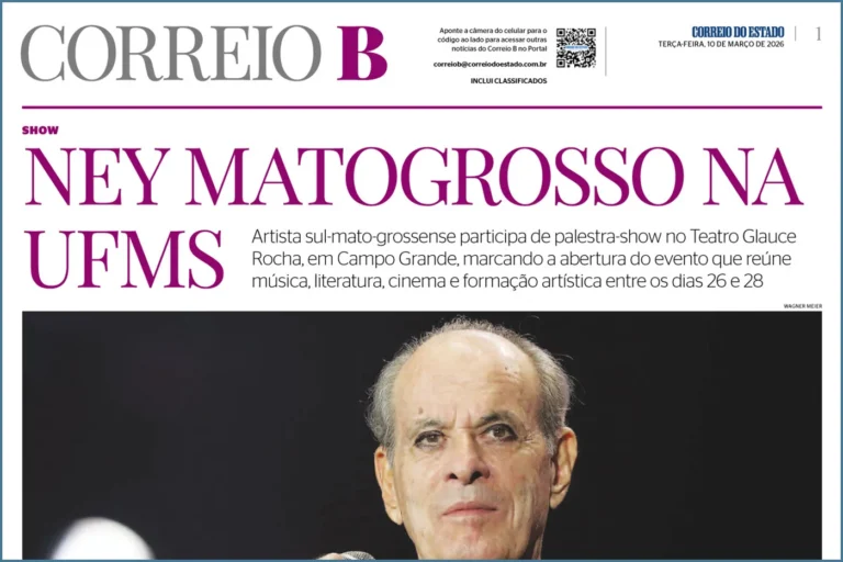 Na mídia: Ney Matogrosso na UFMS